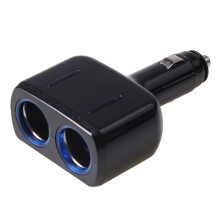 2-in-1-Power-Feuerzeug-Splitter, 80-W-Autoladegerät-Adapter mit