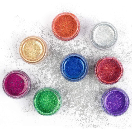 (Ruby Red) Angelus Glitterlites Paint - Sparkling Glitter Effects for Leather 1oz 1