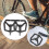 Durable Non-Slip Bicycle Flat Pedals Black SZRH A-DS 4