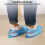 Clear Plastic Shoe Protectors Waterproof Non-Slip 100 Pack 3