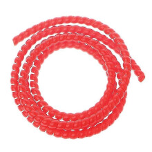 (Red) 2m 10mm spiralna tuba PP do organizacji kabli i przewodów
