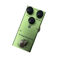 (classic overdrive) Kompakt profesjonell overdrive-tonepedal for elektrisk gitar- og basseffektprosessor