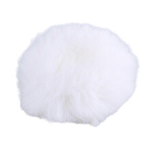 (White) Upgraded Furry Wind Muff for Lark MIX 02 Mic Long Lasting Windscreen Blue Cover