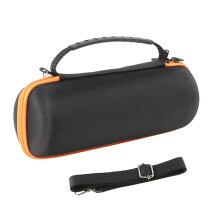 (Inner orange) Étui rigide EVA pour haut-parleur Flip 7 : protection maximale et transport facile, intérieur noir