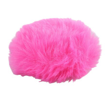 (rose red) Upgraded Furry Wind Muff for Lark MIX 02 Mic Long Lasting Windscreen Blue Cover