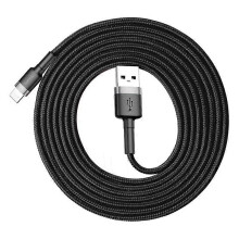 (Multicolor, Black Grey) Kabel ładujący BASEUS Cafule Series 2m do synchronizacji danych i ładowania dla iPhone'a X 8 8 Plus