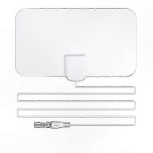 (1pc antenna 1) Global HD-mottagning Digital TV-antenn 1080p DVB-T2 för husbil Utomhus Inomhus EU-kontakt ingår