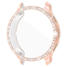(rose gold, 3) Etui z miękkiej skorupy TPU z imitacją diamentu i powłoką galwaniczną do Garmin Venu 3/3S, unisex