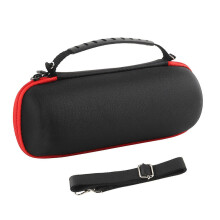 (Inner red) Étui rigide EVA pour haut-parleur Flip 7 : protection maximale et transport facile, intérieur noir