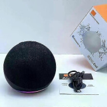 (Black) 25-26 Home Mini RGB Bluetooth Speaker Subwoofer Echo Dot 5th Outdoor Wireless