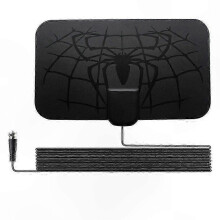 (1pc antenna 2) Global HD-mottagning Digital TV-antenn 1080p DVB-T2 för husbil Utomhus Inomhus EU-kontakt ingår