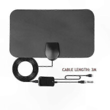 (Antenna and amplifier) Global HD-mottagning Digital TV-antenn 1080p DVB-T2 för husbil Utomhus Inomhus EU-kontakt ingår