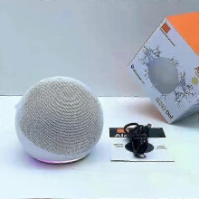(White) 25-26 Home Mini RGB Bluetooth Speaker Subwoofer Echo Dot 5th Outdoor Wireless