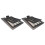 (Black) Black Heavy Duty Metal Tilted Desktop Speaker Stands for Most Studio Monitors 1