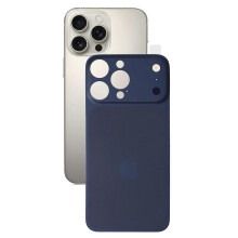 (Blue, Blue) Ochraniacz na tył telefonu PMMA o pełnym pokryciu do iPhone'a 14 Pro, który zmienia się w 17 Pro w kolorze niebieskim