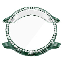 (green, 3S) Etui z miękkiej skorupy TPU z imitacją diamentu i powłoką galwaniczną do Garmin Venu 3/3S, unisex