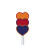 (Orange red and blue) AntiScratch-Elastomer-DevDef-HrtDeck-FrtCbls-ClrFlex-TPU-ProtGrds-LnkConcl-EdBlu& 1