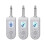(White) 2.4G Wireless Guitar Pickup Transceiver Plug Play for 6.35mm Audio Interface Elec Instr B 1