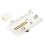 (White) Dragon WB-50 Wall Bracket for Speakers with Integrated Connection Holder 1