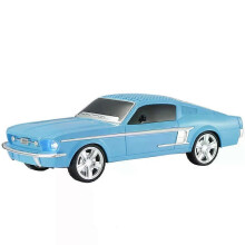 (Light blue) Portable Car Shaped Bluetooth Stereo Speaker Subwoofer Shocking Bass TF Card U Disk AUX FM