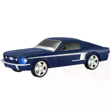 (Dark blue) Portable Car Shaped Bluetooth Stereo Speaker Subwoofer Shocking Bass TF Card U Disk AUX FM