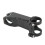 Mountain Bike Stem 90mm -17 Degree Black CNC Hollow Glossy Replaceable 3