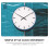 Horloge murale radiocommandée FRCOLOR à scanner soi-même 8