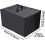 Black Microwave Cover Protector Dustproof Indoor Outdoor Kitchen Appliance 4