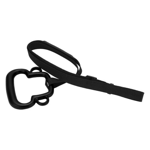 1Pair Kids Pull Up Rings with Adjustable Straps 331lb Capacity Black 1