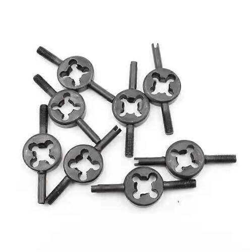2pcs MTB American Valve Core Wrench Black Inner Tube Deflation Tool 1