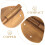 Cerniere per mobili in ottone vintage, resistenti, 2 pezzi 3