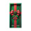 Santa Pattern Christmas Door Curtain 35x71 Inch 2