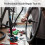Chain Whip Cassette Removal Tool Kit with Crank Extractor Freewheel Spanner 5