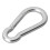 Carabiner hook metal 8x80mm 2