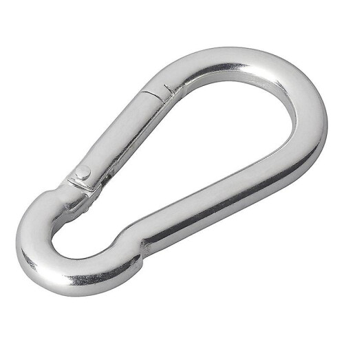 Carabiner hook metal 8x80mm 1
