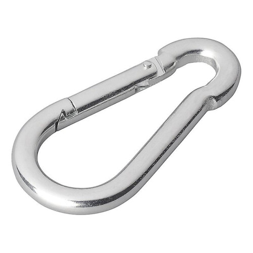 Carabiner hook metal 8x80mm 2