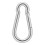 Carabiner hook metal 8x80mm 4