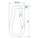 Carabiner hook metal 8x80mm 5