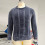 Men's sweater solid color long sleeve round neck S 3