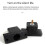 4 Pack Black Rubber Air Conditioner Anti-Vibration Shock Absorbing Isolator Pads Bracket 5