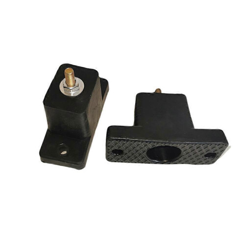 4 Pack Black Rubber Air Conditioner Anti-Vibration Shock Absorbing Isolator Pads Bracket 2