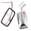 Racbox 2Pcs Universal Rectangle Aluminum Motorcycle Rearview Mirrors 8-10mm Chrome 3