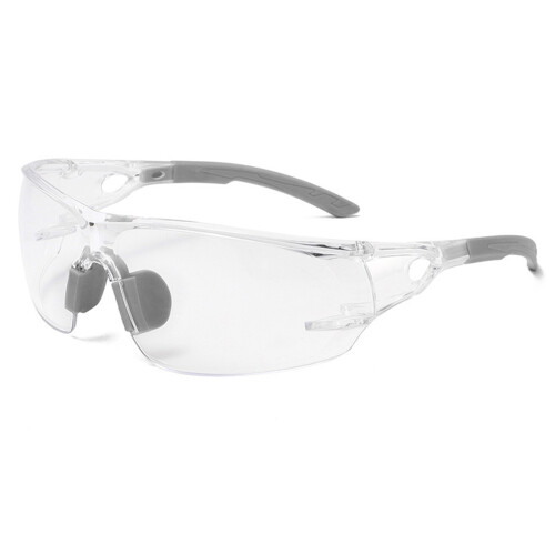 Lunettes de sécurité PC pour cyclisme en-Morceaux blancs de gris