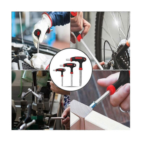4/5/6mm Metric T-handle Hex Wrench Set for Bicycle 2