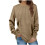 Women's Plus Size Solid Long Sleeve Pleated Flannel 2