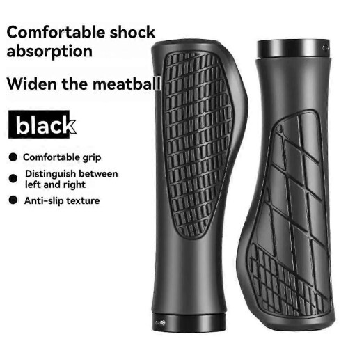 Soft Rubber Shockproof Anti-Slip Bicycle Handlebar Grip Ergonomic Cover 2