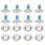 8Pcs Snowboard Binding Screw Set with Washers Ski Mounting Hardware 4