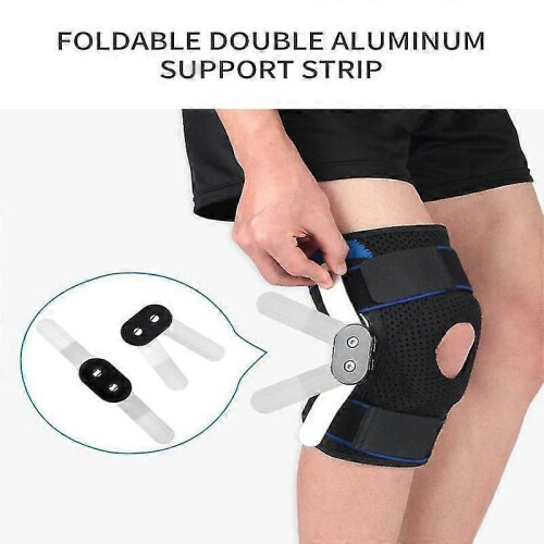 1 PCS Breathable Knee Brace Sleeve with Side Stabilizer Patella Pad for Work 2
