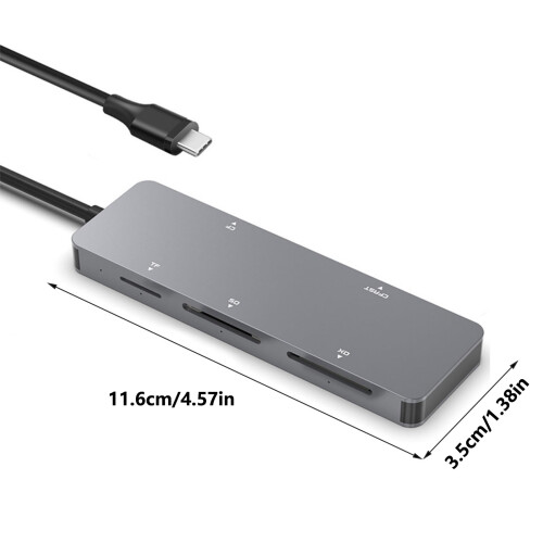 Type-C 3.0 Kortleser 5 Gbps CFast CFx D SD TF 2