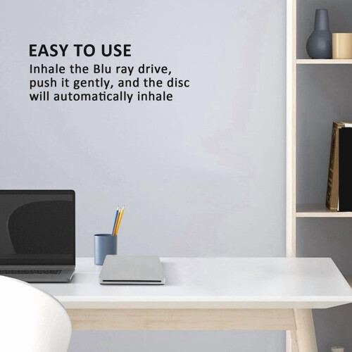 External Blu-ray DVD Drive USB 3.0 and Type-C Ultra Slim 2